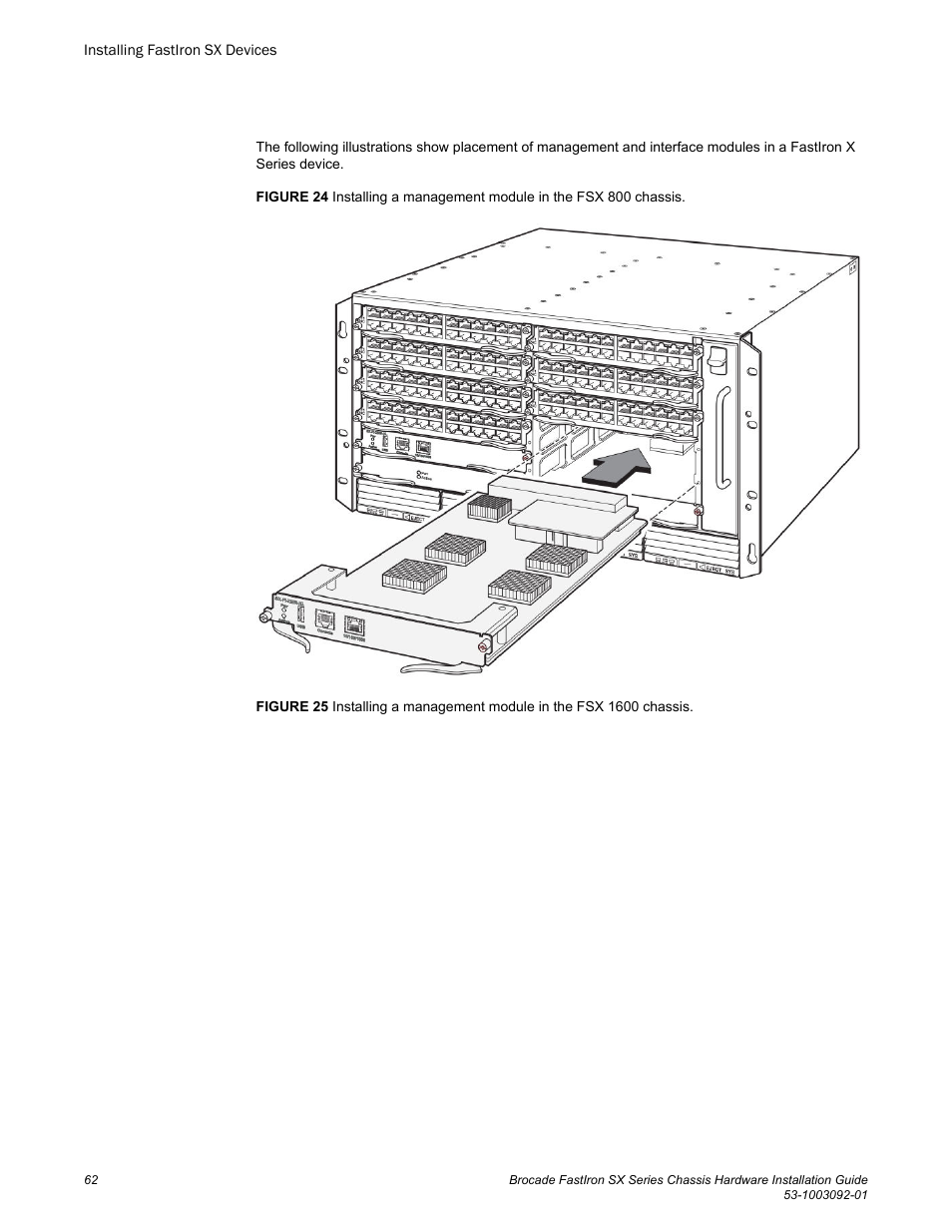 Brocade FastIron SX Series Chassis Hardware Installation Guide User Manual | Page 64 / 192