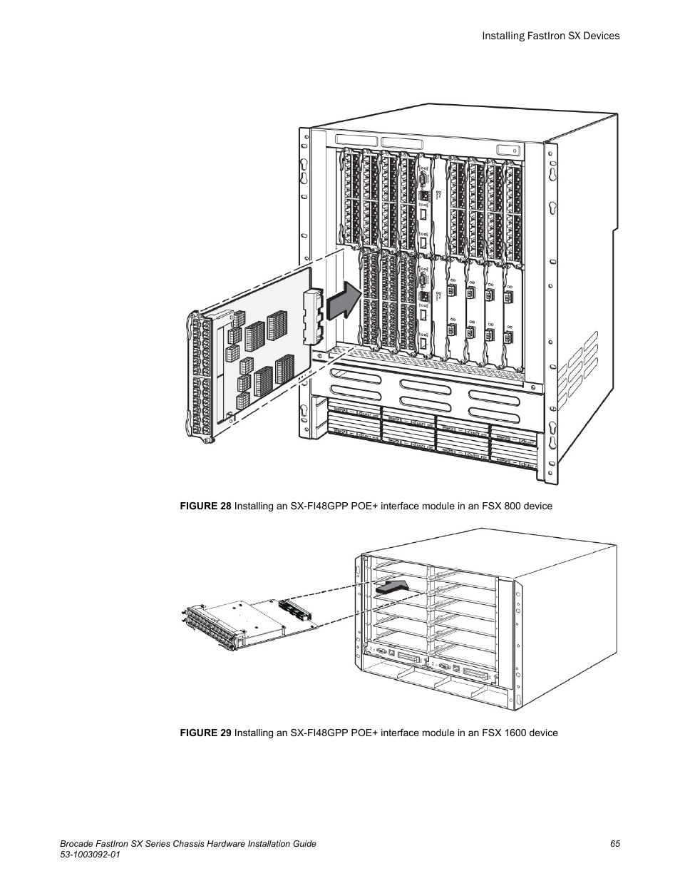 Brocade FastIron SX Series Chassis Hardware Installation Guide User Manual | Page 67 / 192