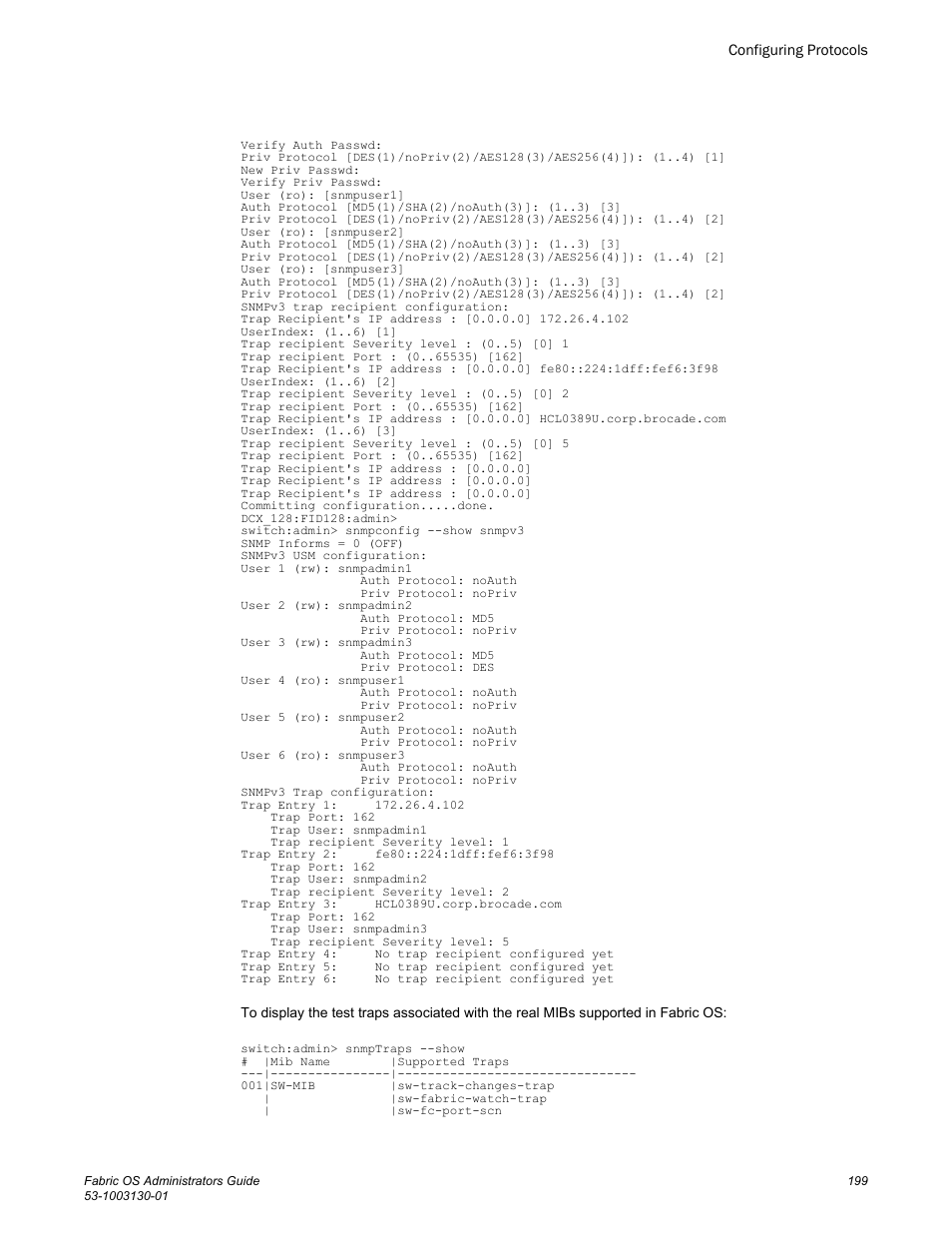 Brocade Fabric OS Administrators Guide (Supporting Fabric OS v7.3.0) User Manual | Page 199 / 622