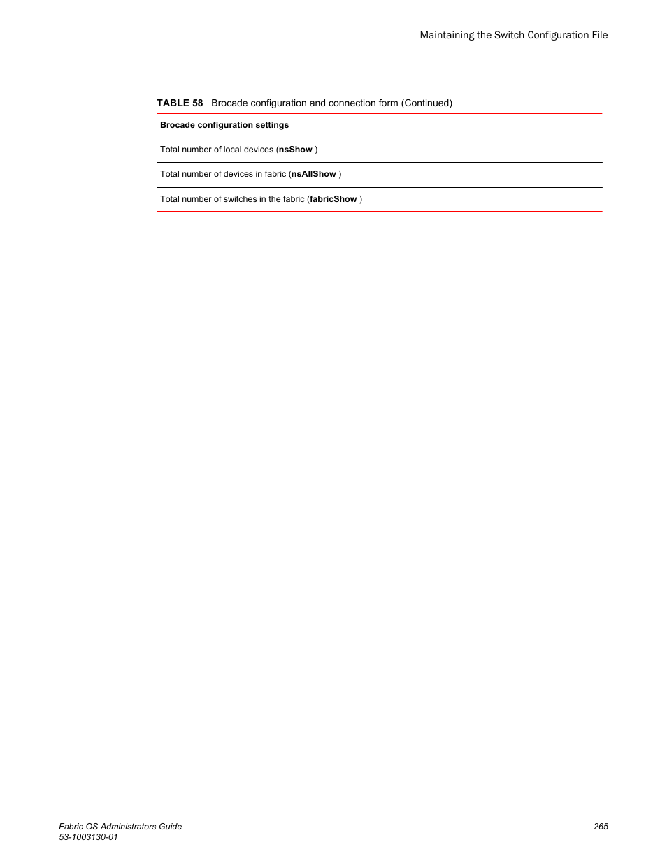 Brocade Fabric OS Administrators Guide (Supporting Fabric OS v7.3.0) User Manual | Page 265 / 622