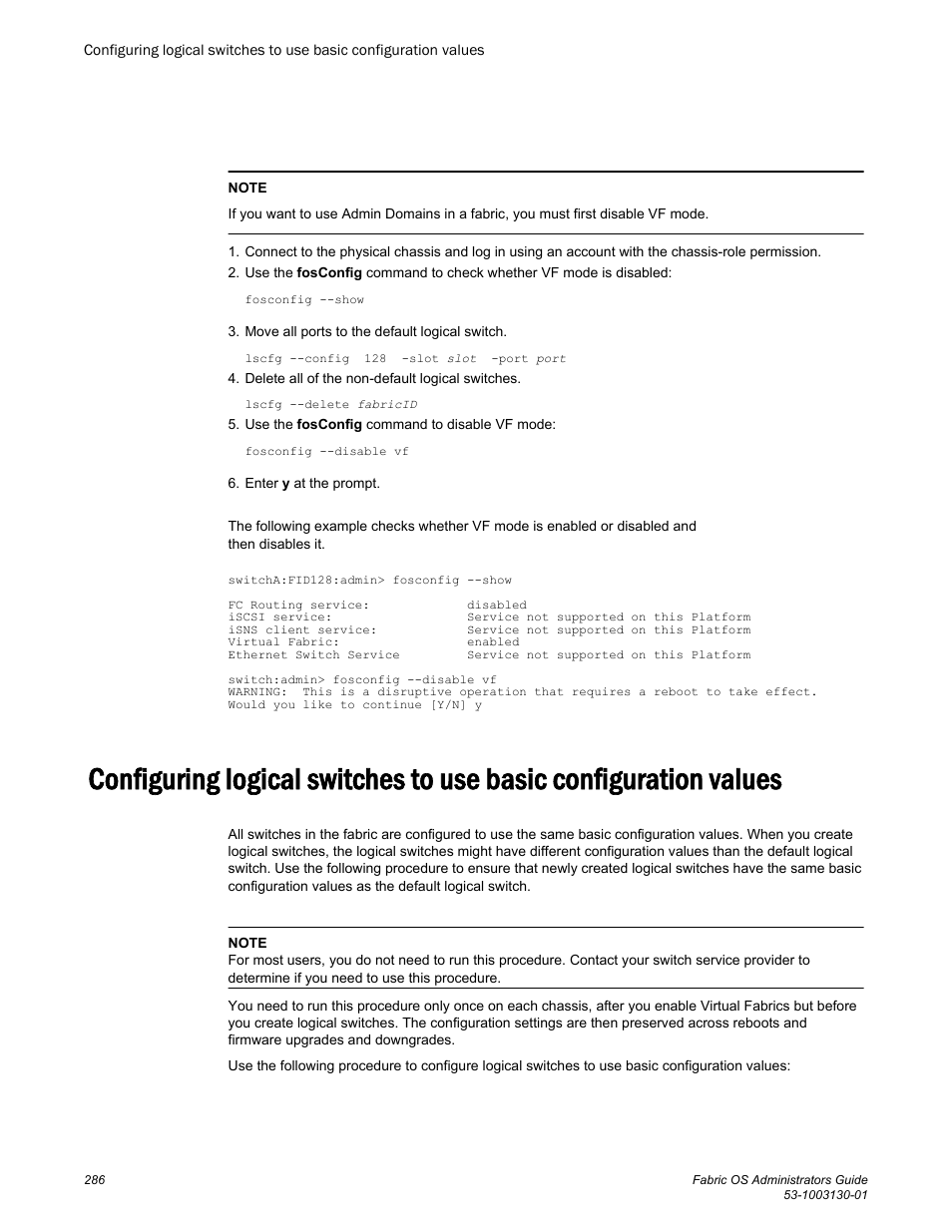 Brocade Fabric OS Administrators Guide (Supporting Fabric OS v7.3.0) User Manual | Page 286 / 622