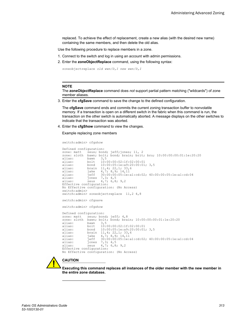 Brocade Fabric OS Administrators Guide (Supporting Fabric OS v7.3.0) User Manual | Page 313 / 622