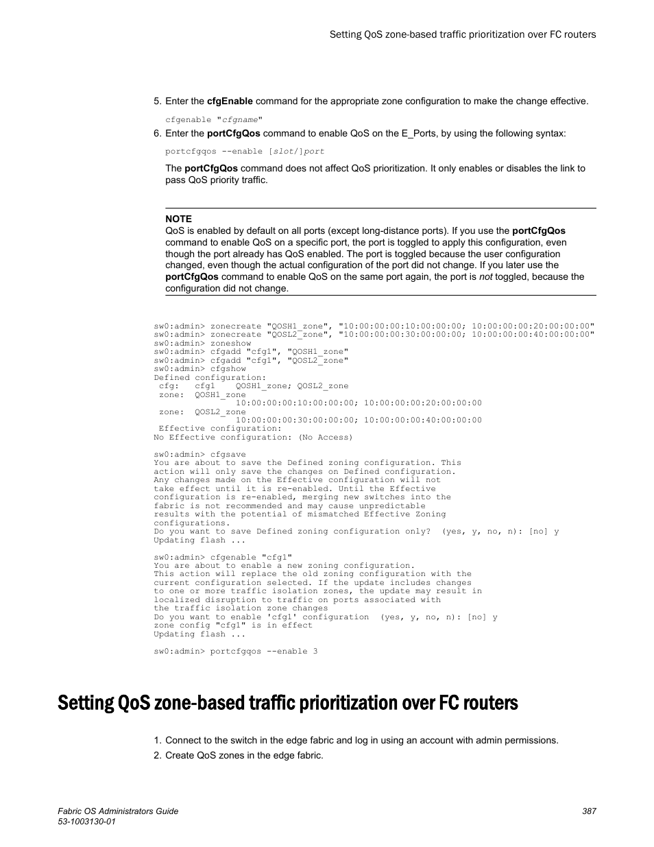 Brocade Fabric OS Administrators Guide (Supporting Fabric OS v7.3.0) User Manual | Page 387 / 622