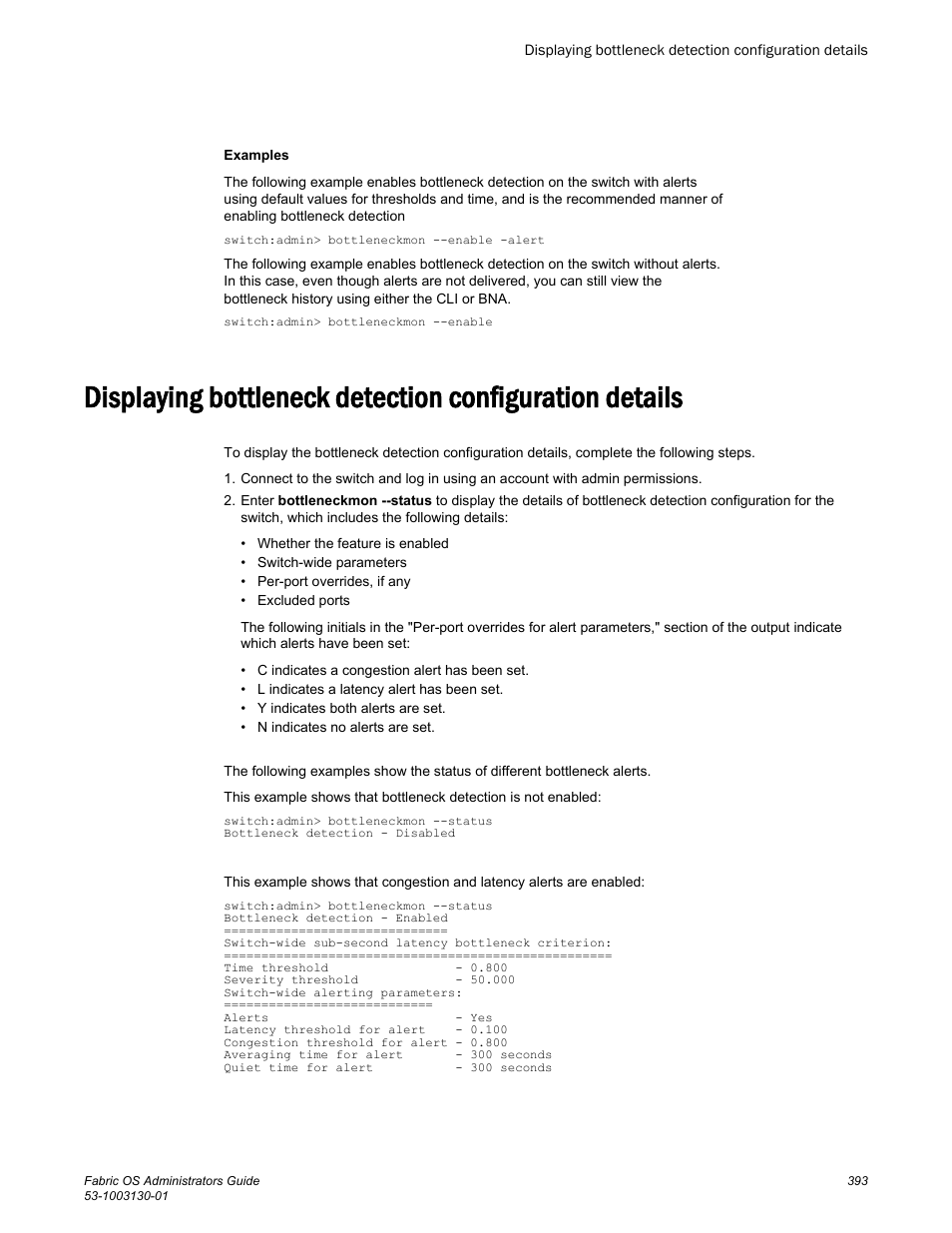 Brocade Fabric OS Administrators Guide (Supporting Fabric OS v7.3.0) User Manual | Page 393 / 622