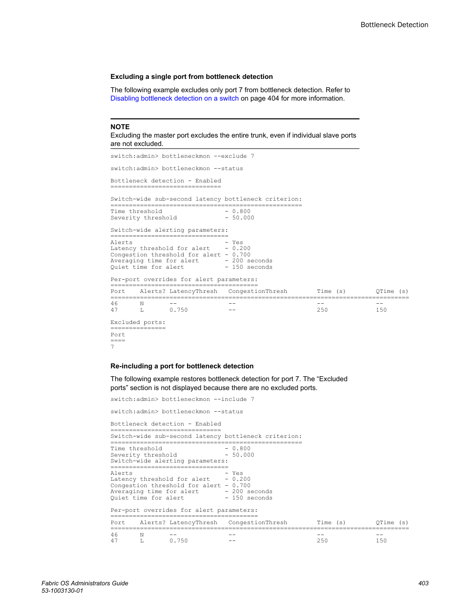 Brocade Fabric OS Administrators Guide (Supporting Fabric OS v7.3.0) User Manual | Page 403 / 622