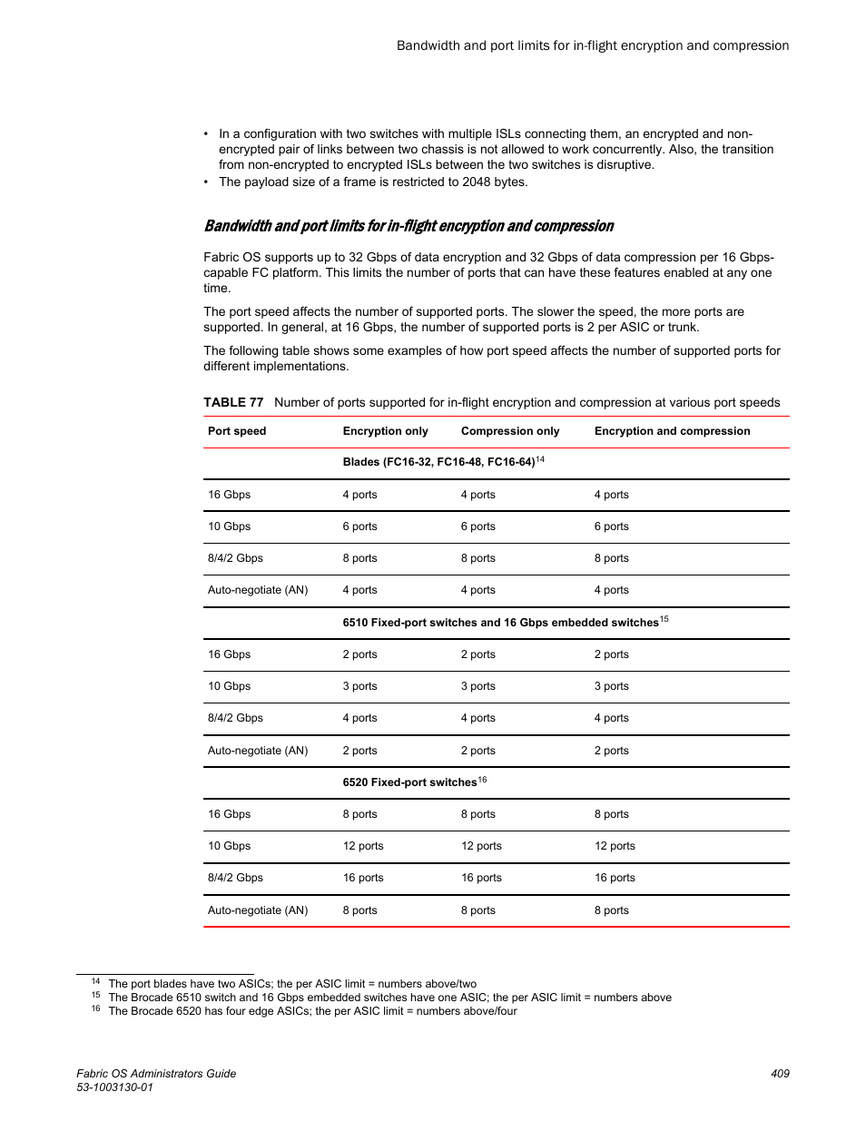 Brocade Fabric OS Administrators Guide (Supporting Fabric OS v7.3.0) User Manual | Page 409 / 622