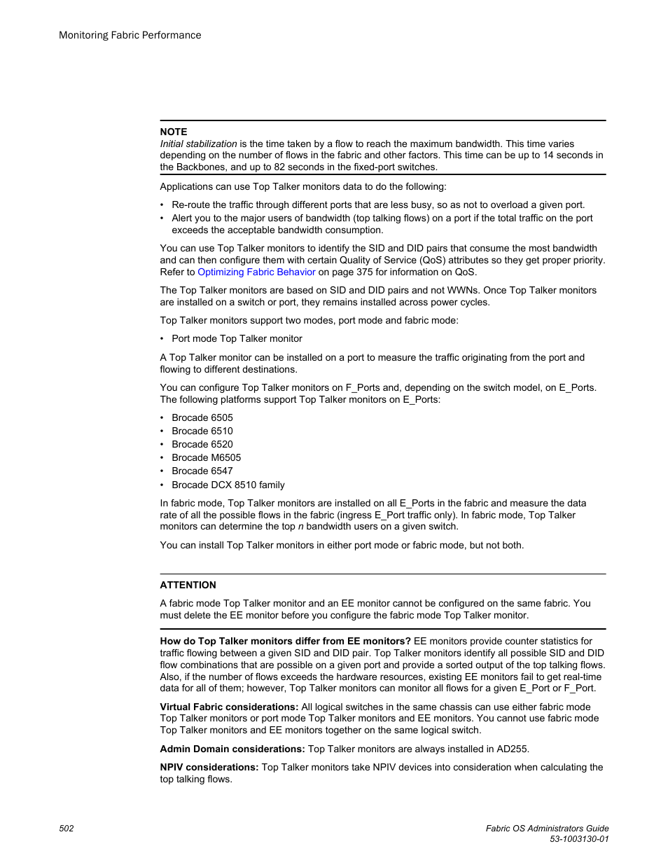 Brocade Fabric OS Administrators Guide (Supporting Fabric OS v7.3.0) User Manual | Page 502 / 622