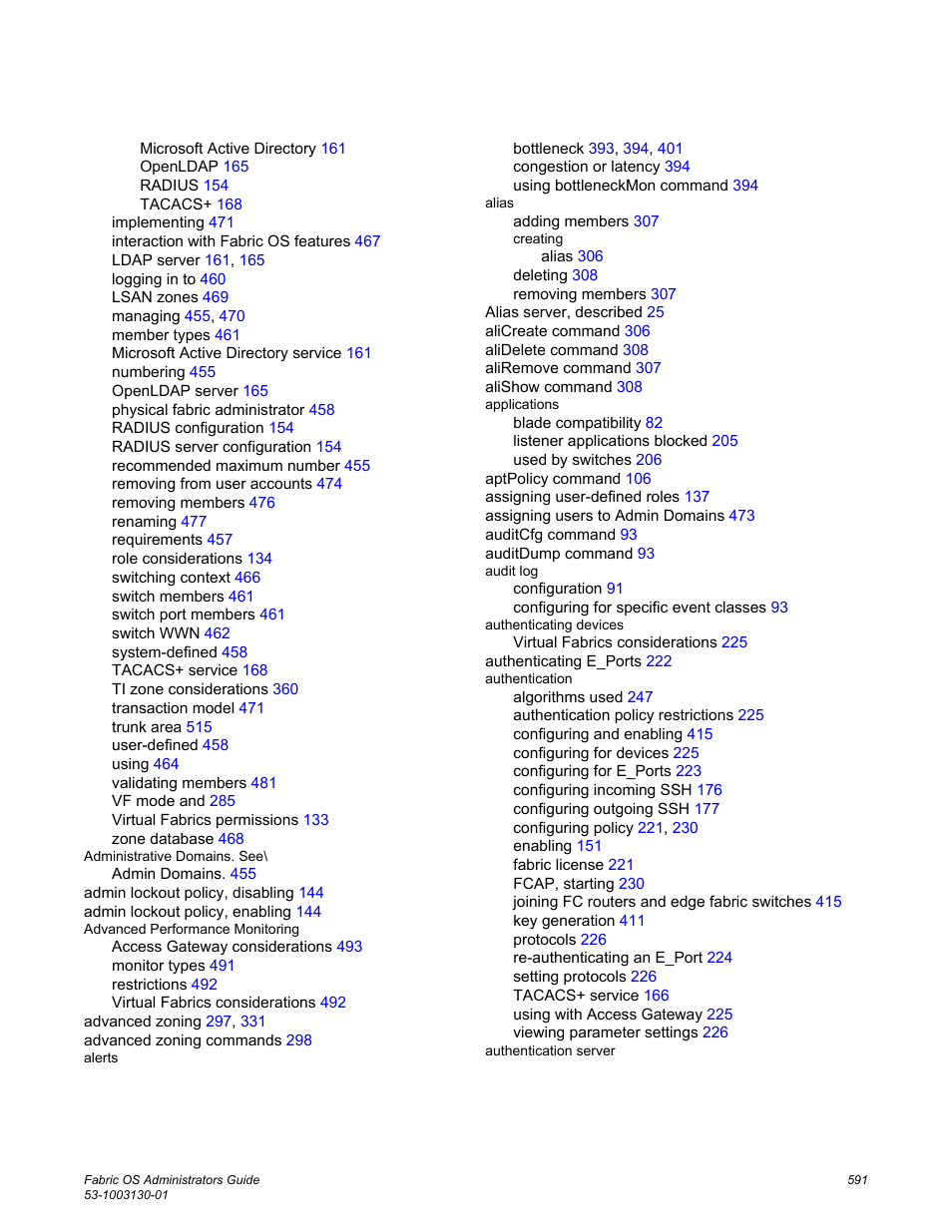 Brocade Fabric OS Administrators Guide (Supporting Fabric OS v7.3.0) User Manual | Page 591 / 622