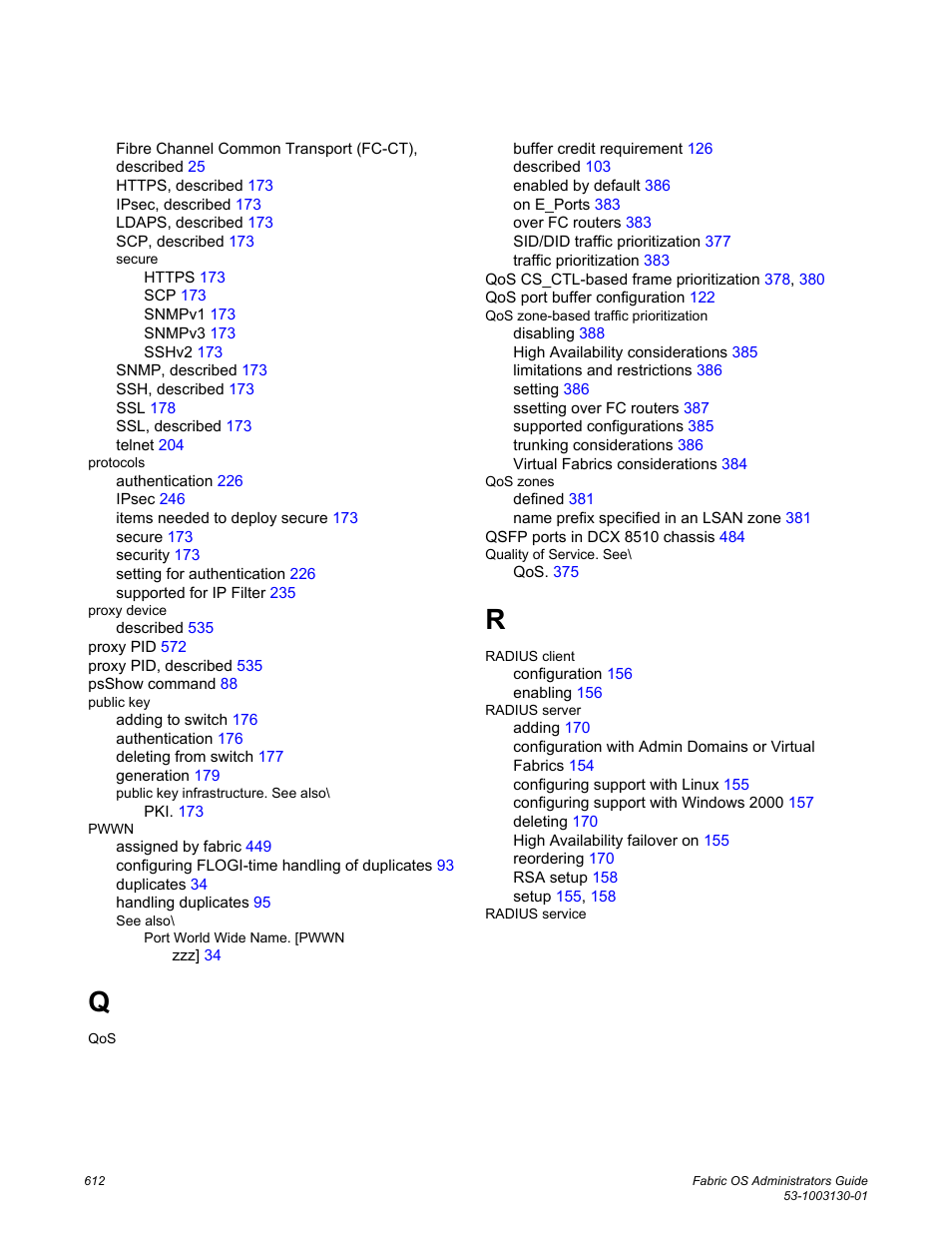 Brocade Fabric OS Administrators Guide (Supporting Fabric OS v7.3.0) User Manual | Page 612 / 622