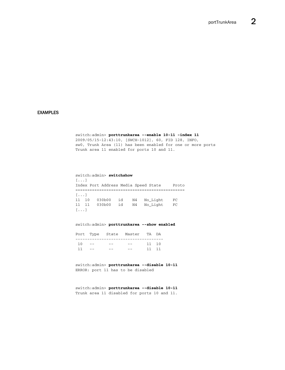 Brocade Fabric OS Command Reference (Supporting Fabric OS v7.3.0) User Manual | Page 1001 / 1274