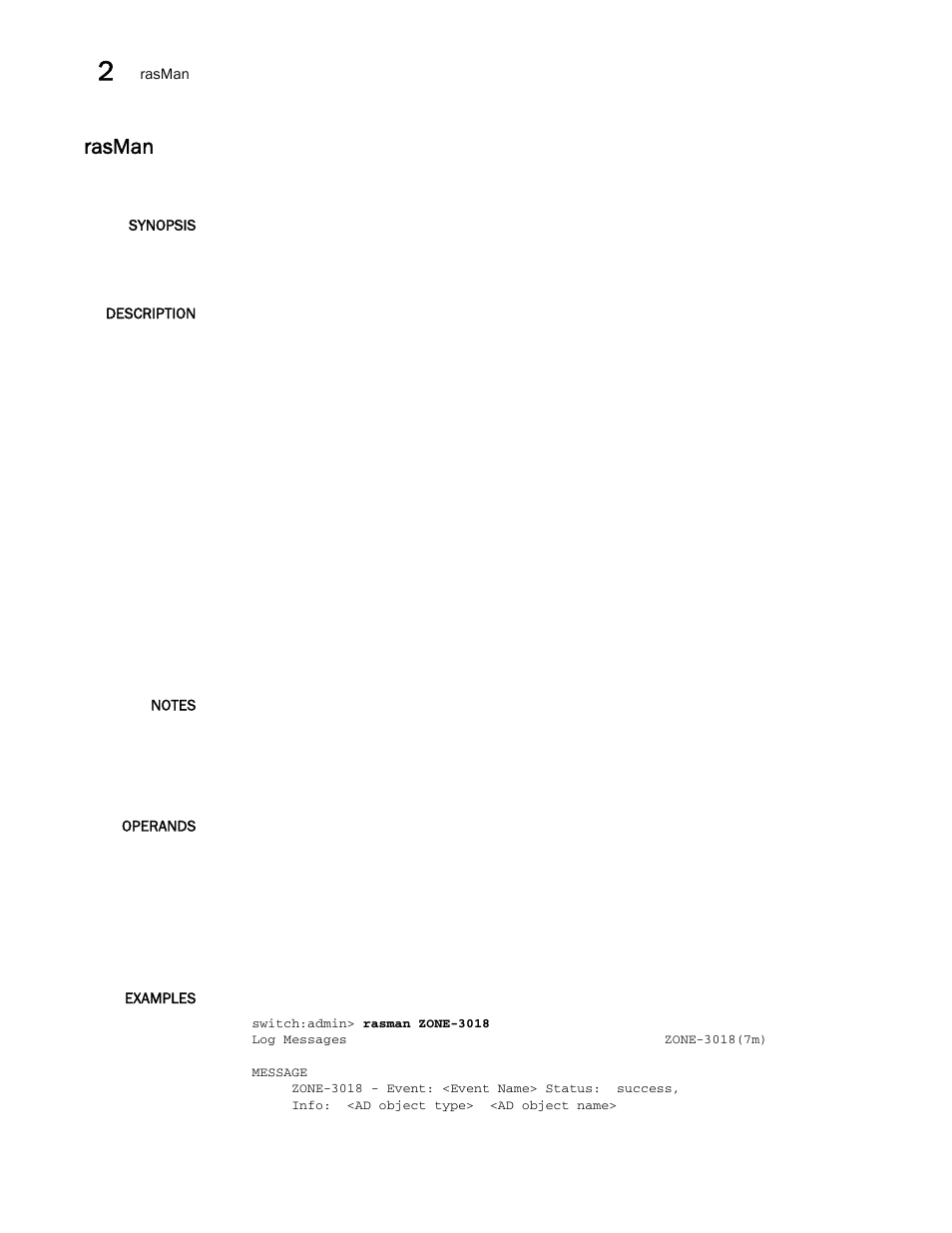 Rasman | Brocade Fabric OS Command Reference (Supporting Fabric OS v7.3.0) User Manual | Page 1012 / 1274