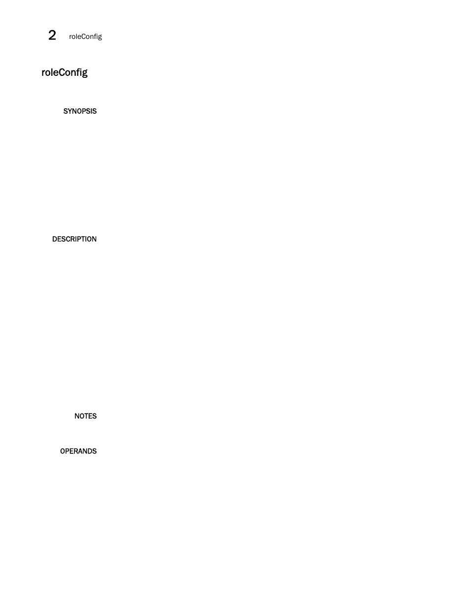 Roleconfig | Brocade Fabric OS Command Reference (Supporting Fabric OS v7.3.0) User Manual | Page 1018 / 1274