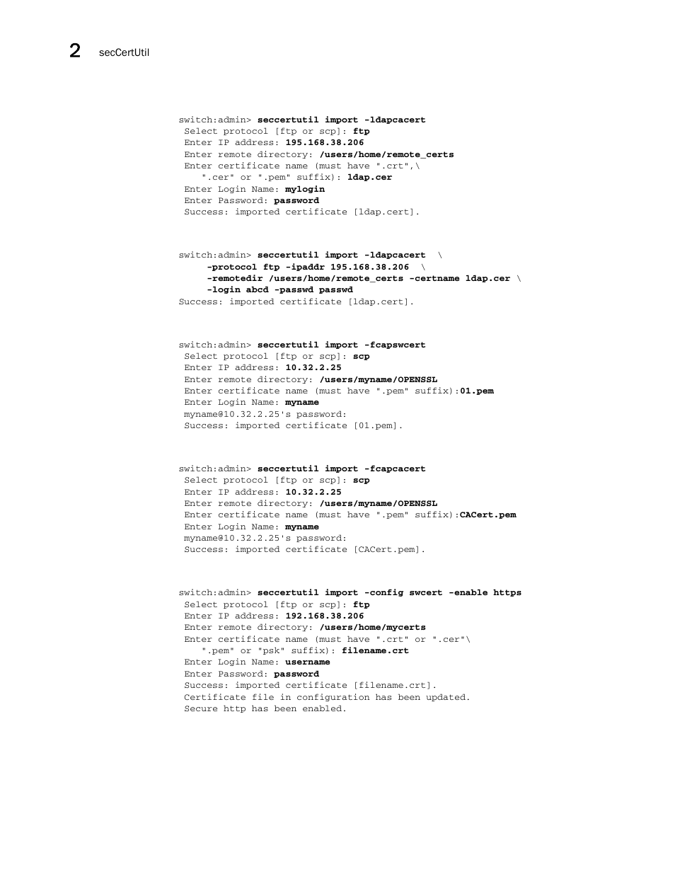 Brocade Fabric OS Command Reference (Supporting Fabric OS v7.3.0) User Manual | Page 1032 / 1274