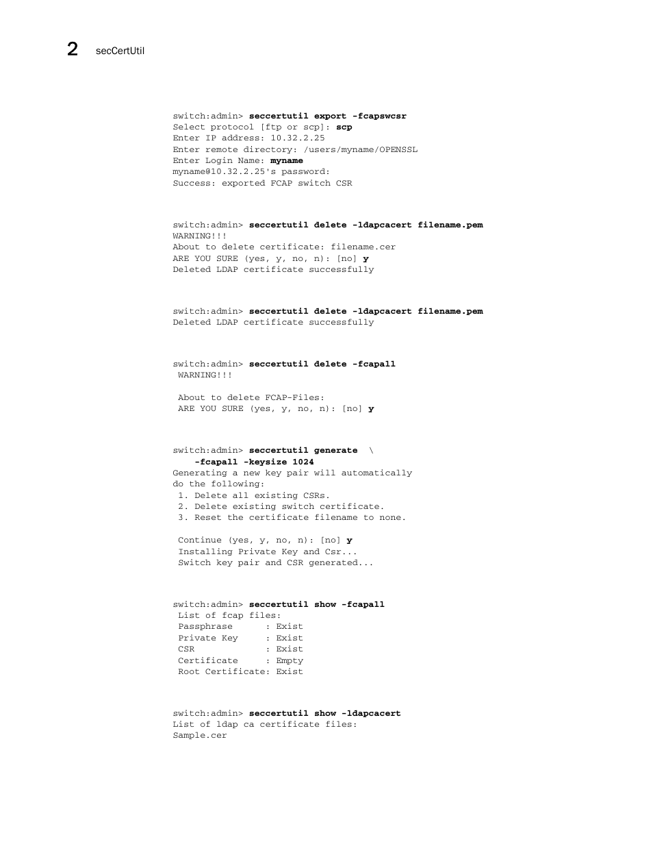 Brocade Fabric OS Command Reference (Supporting Fabric OS v7.3.0) User Manual | Page 1034 / 1274