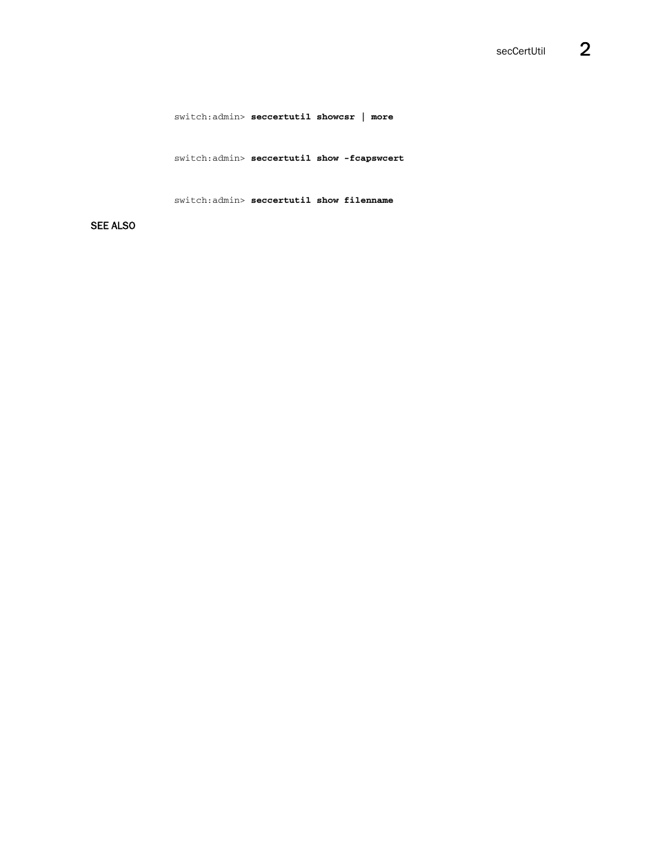 Brocade Fabric OS Command Reference (Supporting Fabric OS v7.3.0) User Manual | Page 1035 / 1274