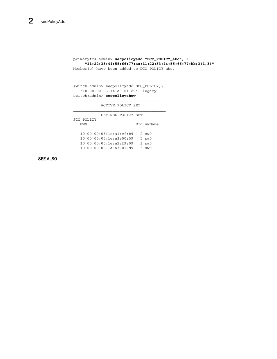 Brocade Fabric OS Command Reference (Supporting Fabric OS v7.3.0) User Manual | Page 1044 / 1274