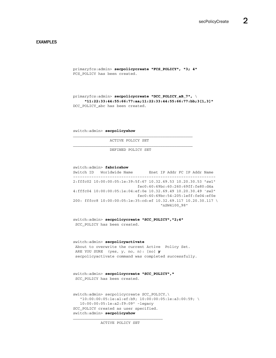 Brocade Fabric OS Command Reference (Supporting Fabric OS v7.3.0) User Manual | Page 1047 / 1274