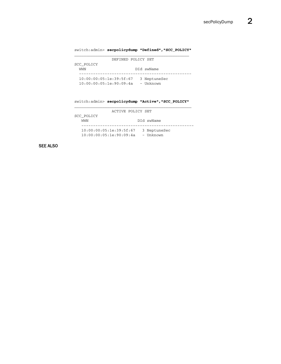 Brocade Fabric OS Command Reference (Supporting Fabric OS v7.3.0) User Manual | Page 1053 / 1274