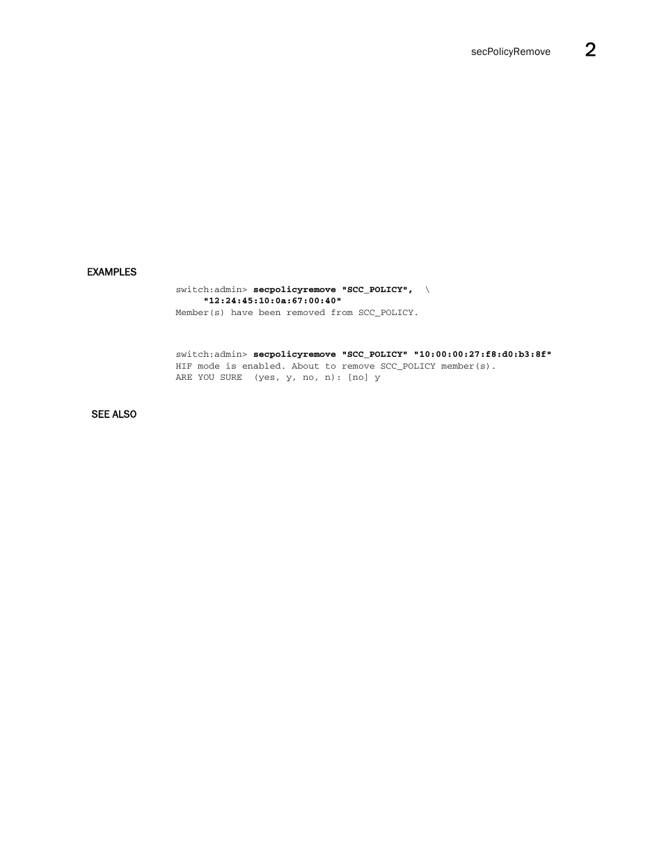 Brocade Fabric OS Command Reference (Supporting Fabric OS v7.3.0) User Manual | Page 1057 / 1274