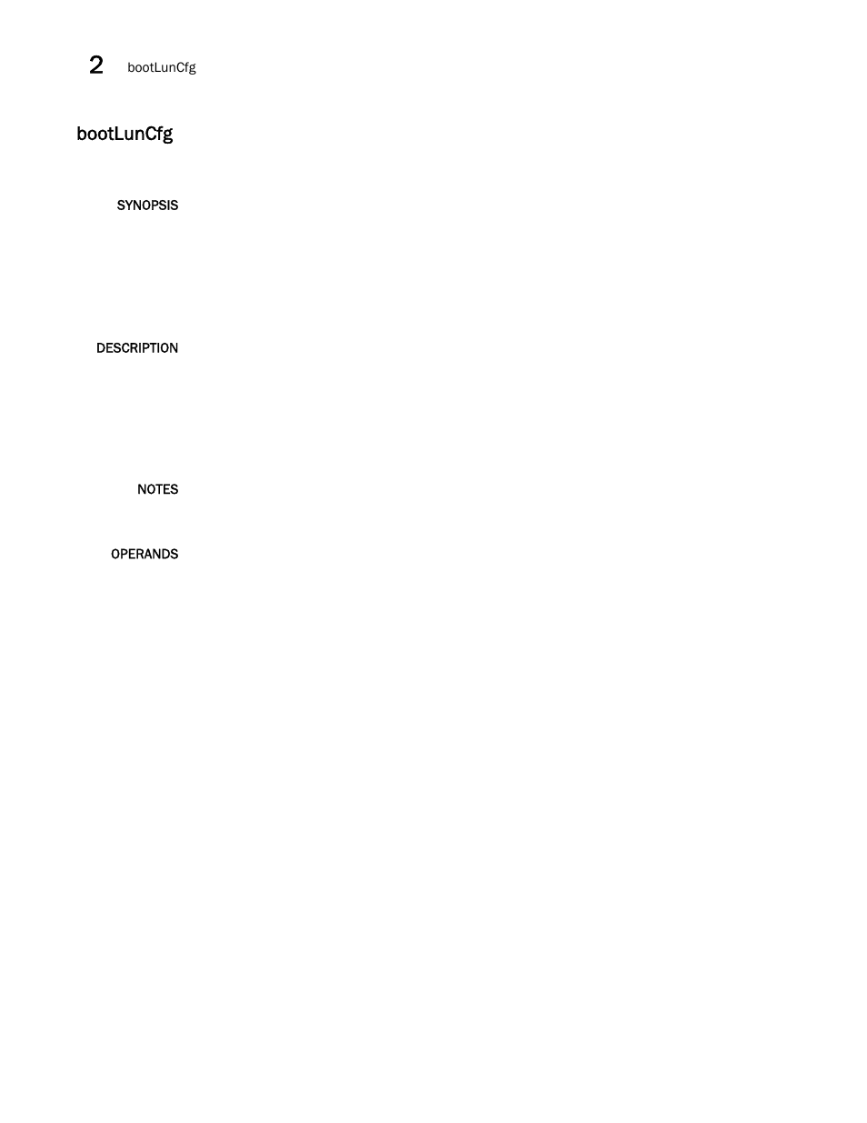 Bootluncfg | Brocade Fabric OS Command Reference (Supporting Fabric OS v7.3.0) User Manual | Page 106 / 1274