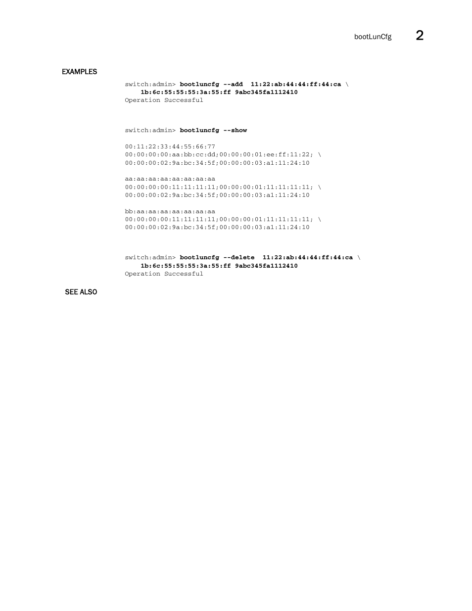 Brocade Fabric OS Command Reference (Supporting Fabric OS v7.3.0) User Manual | Page 107 / 1274