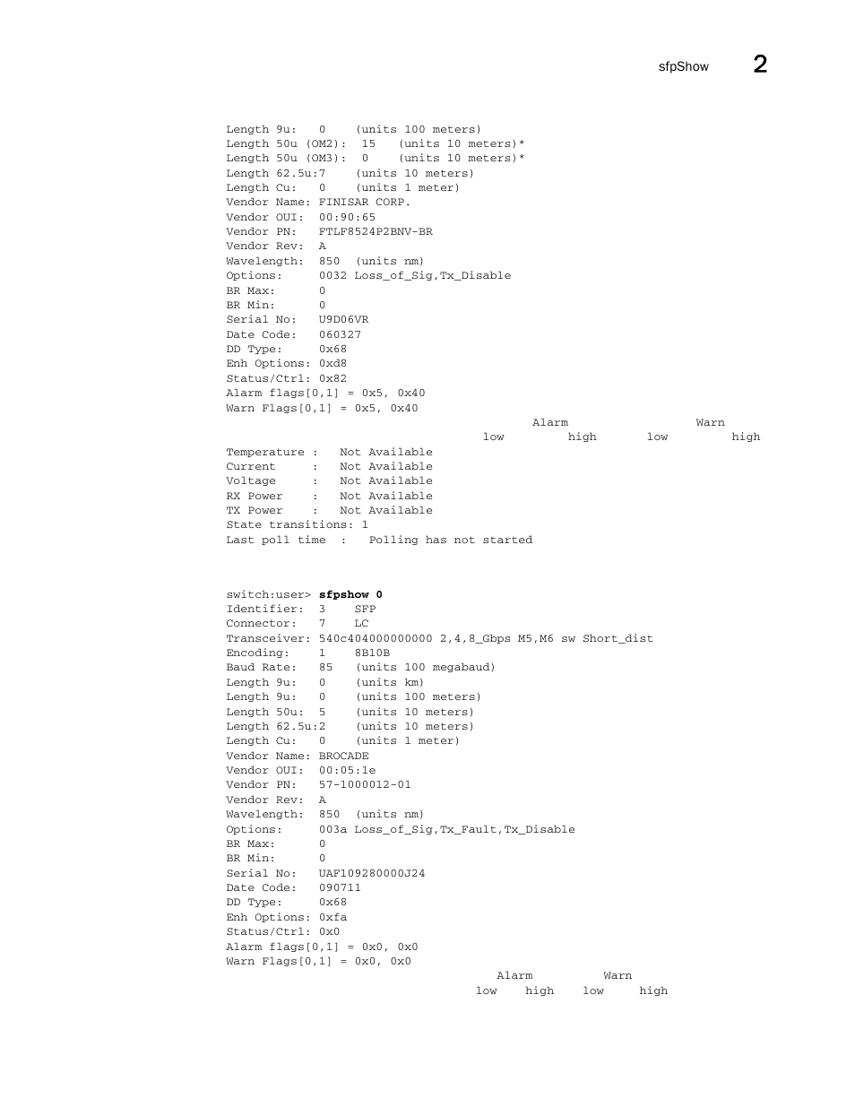 Brocade Fabric OS Command Reference (Supporting Fabric OS v7.3.0) User Manual | Page 1075 / 1274