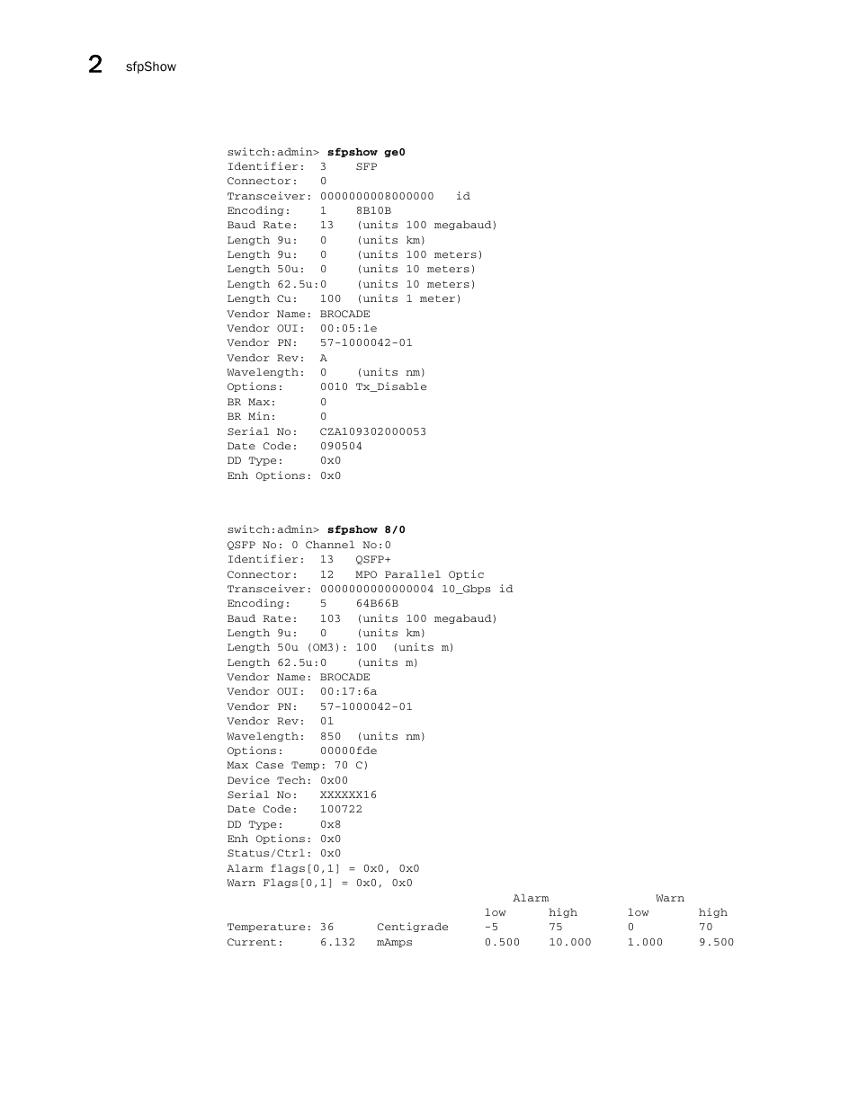 Brocade Fabric OS Command Reference (Supporting Fabric OS v7.3.0) User Manual | Page 1078 / 1274