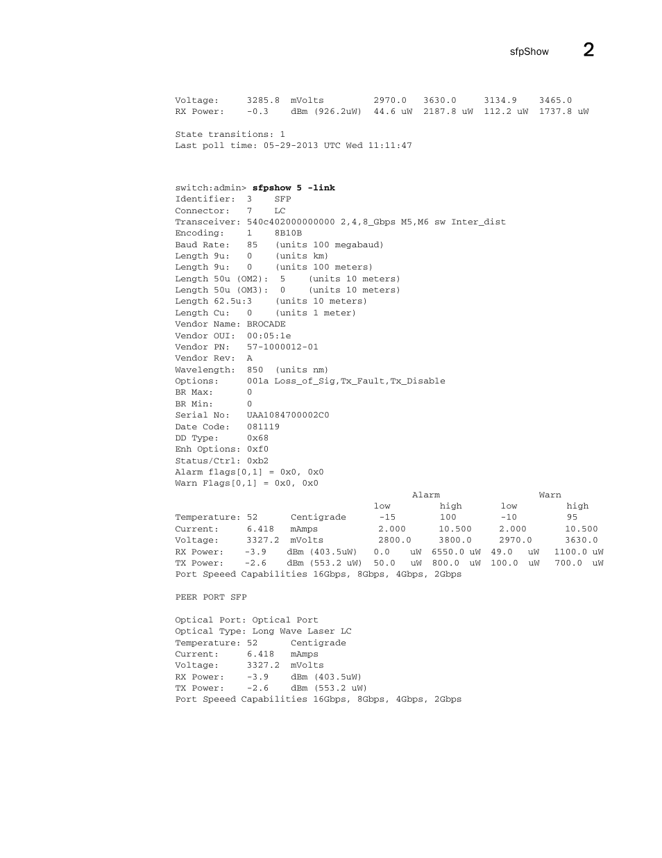 Brocade Fabric OS Command Reference (Supporting Fabric OS v7.3.0) User Manual | Page 1079 / 1274