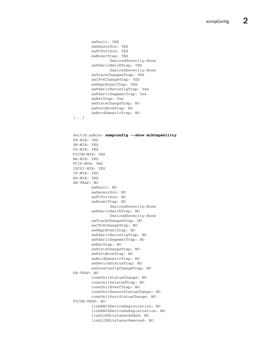 Brocade Fabric OS Command Reference (Supporting Fabric OS v7.3.0) User Manual | Page 1099 / 1274