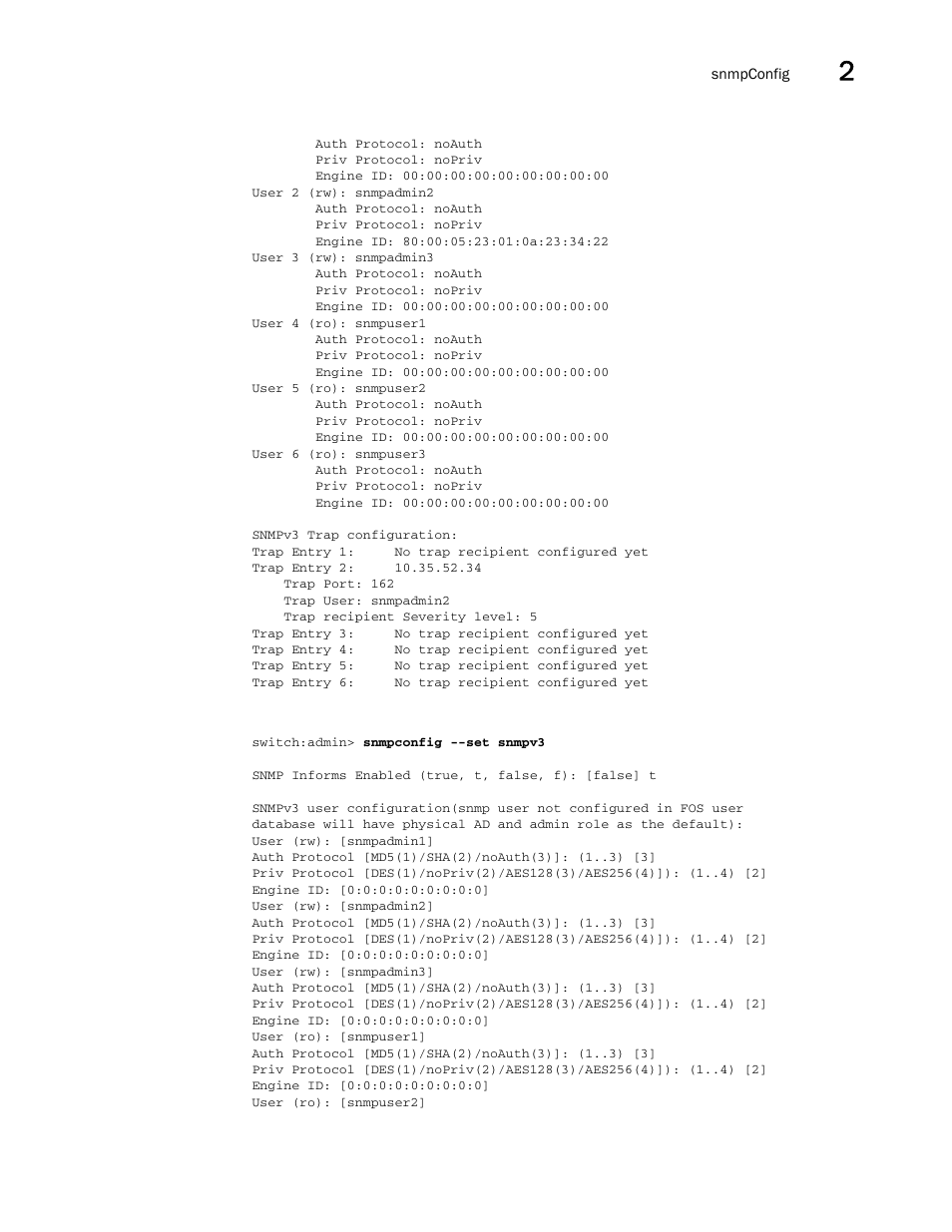 Brocade Fabric OS Command Reference (Supporting Fabric OS v7.3.0) User Manual | Page 1101 / 1274