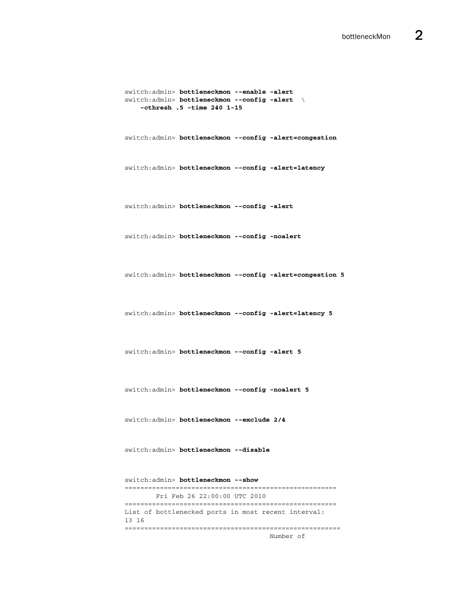 Brocade Fabric OS Command Reference (Supporting Fabric OS v7.3.0) User Manual | Page 115 / 1274