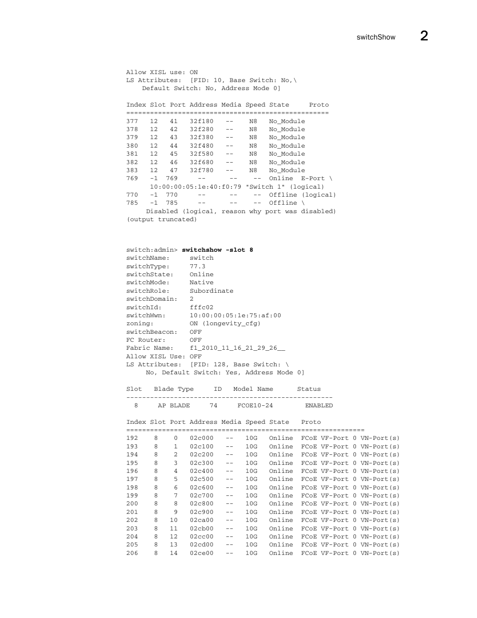 Brocade Fabric OS Command Reference (Supporting Fabric OS v7.3.0) User Manual | Page 1151 / 1274