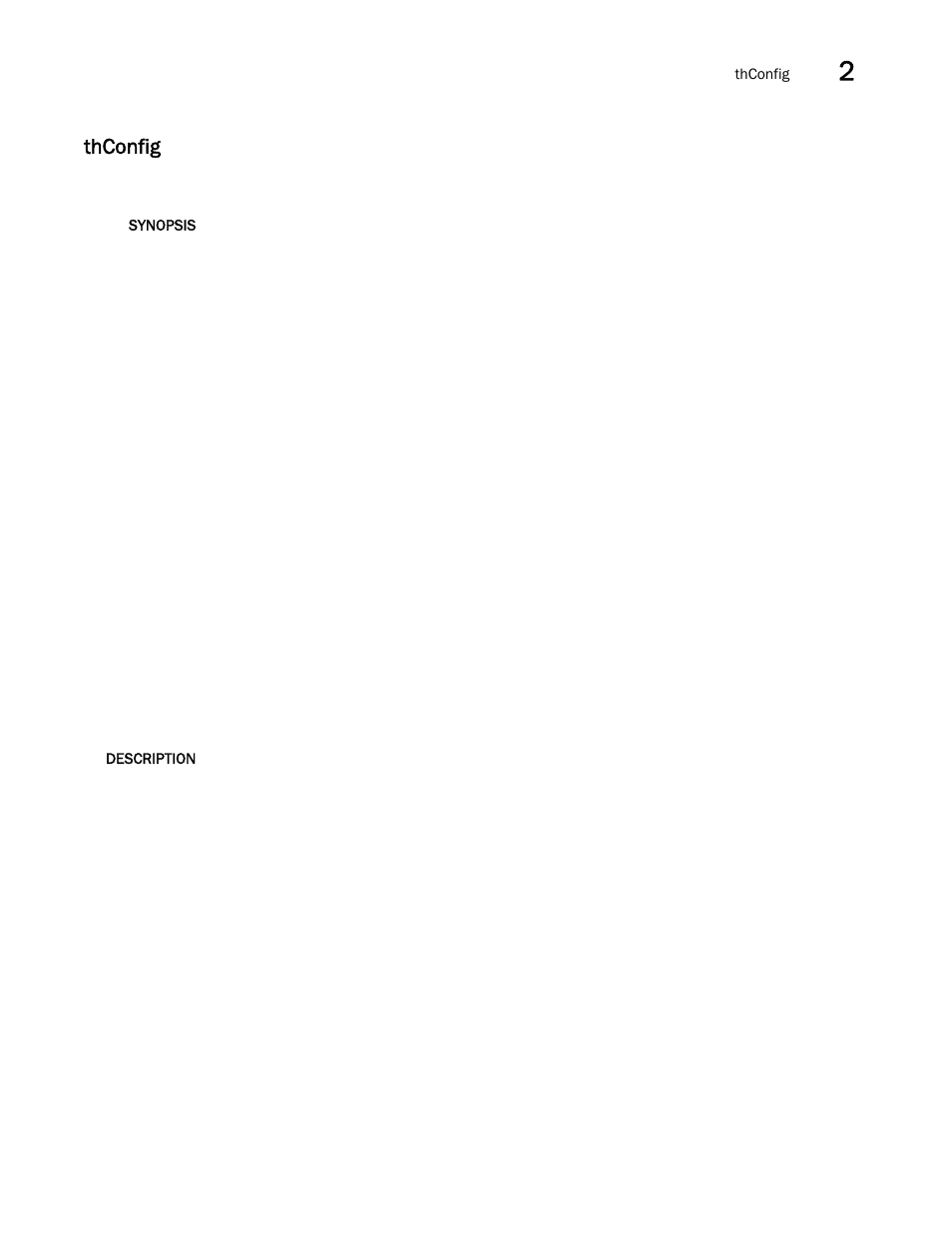 Thconfig | Brocade Fabric OS Command Reference (Supporting Fabric OS v7.3.0) User Manual | Page 1181 / 1274