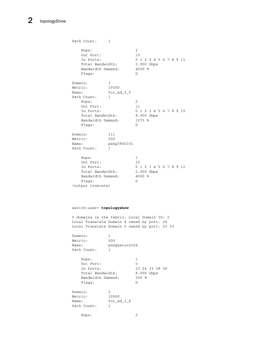 Brocade Fabric OS Command Reference (Supporting Fabric OS v7.3.0) User Manual | Page 1194 / 1274