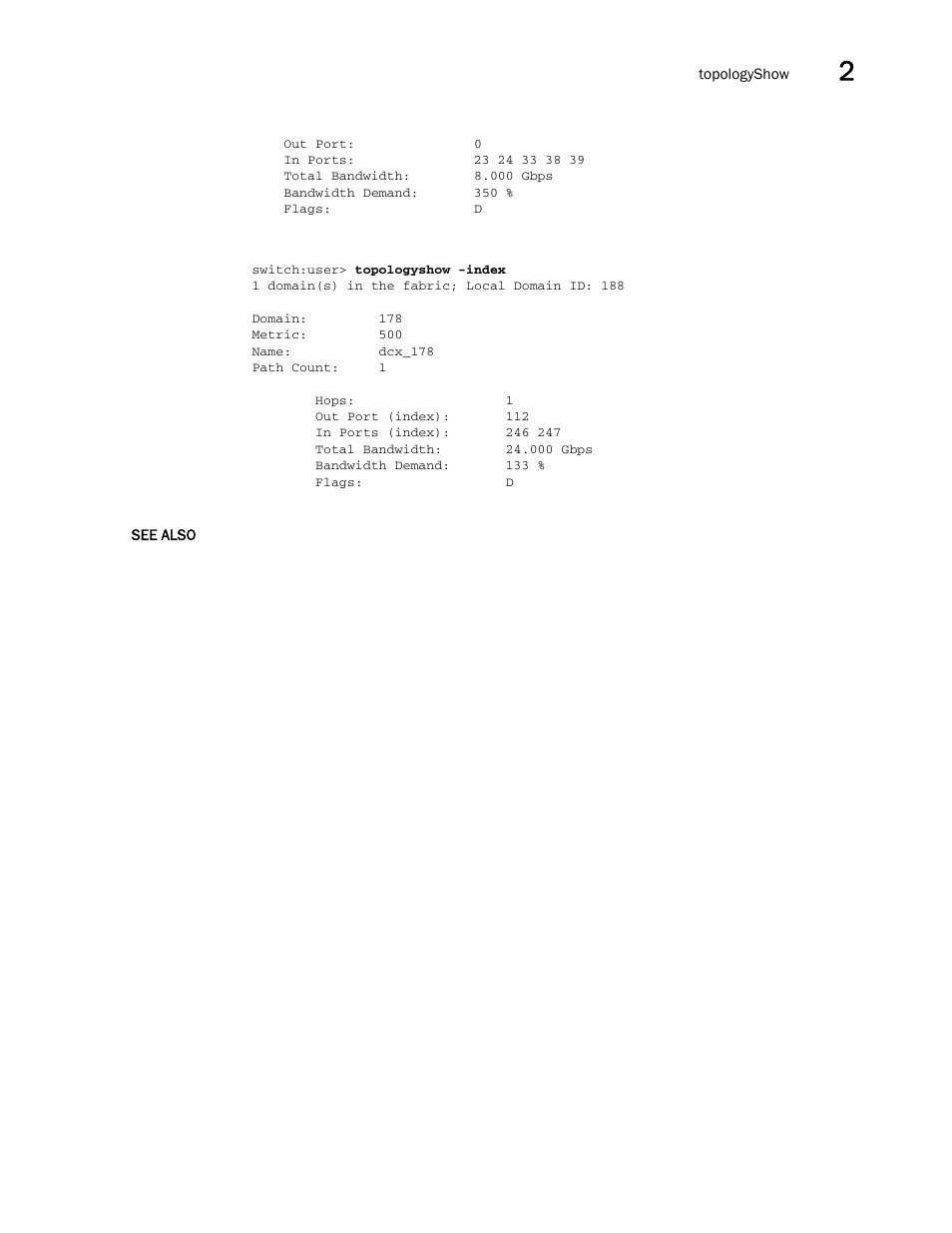 Brocade Fabric OS Command Reference (Supporting Fabric OS v7.3.0) User Manual | Page 1195 / 1274