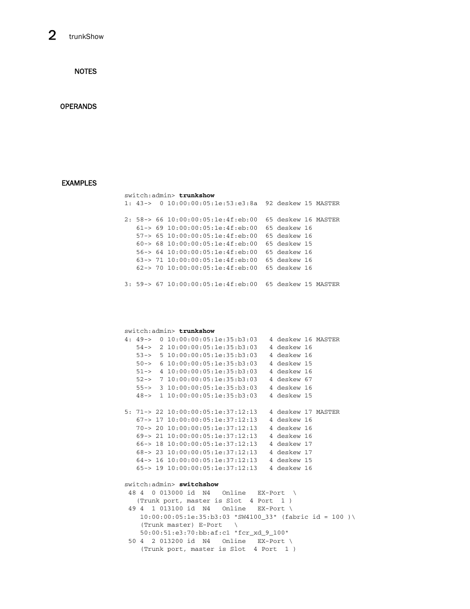 Brocade Fabric OS Command Reference (Supporting Fabric OS v7.3.0) User Manual | Page 1200 / 1274