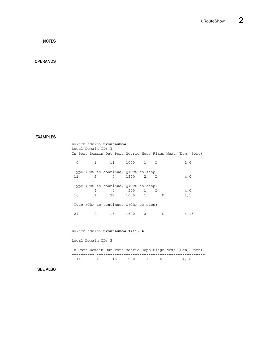 Brocade Fabric OS Command Reference (Supporting Fabric OS v7.3.0) User Manual | Page 1213 / 1274