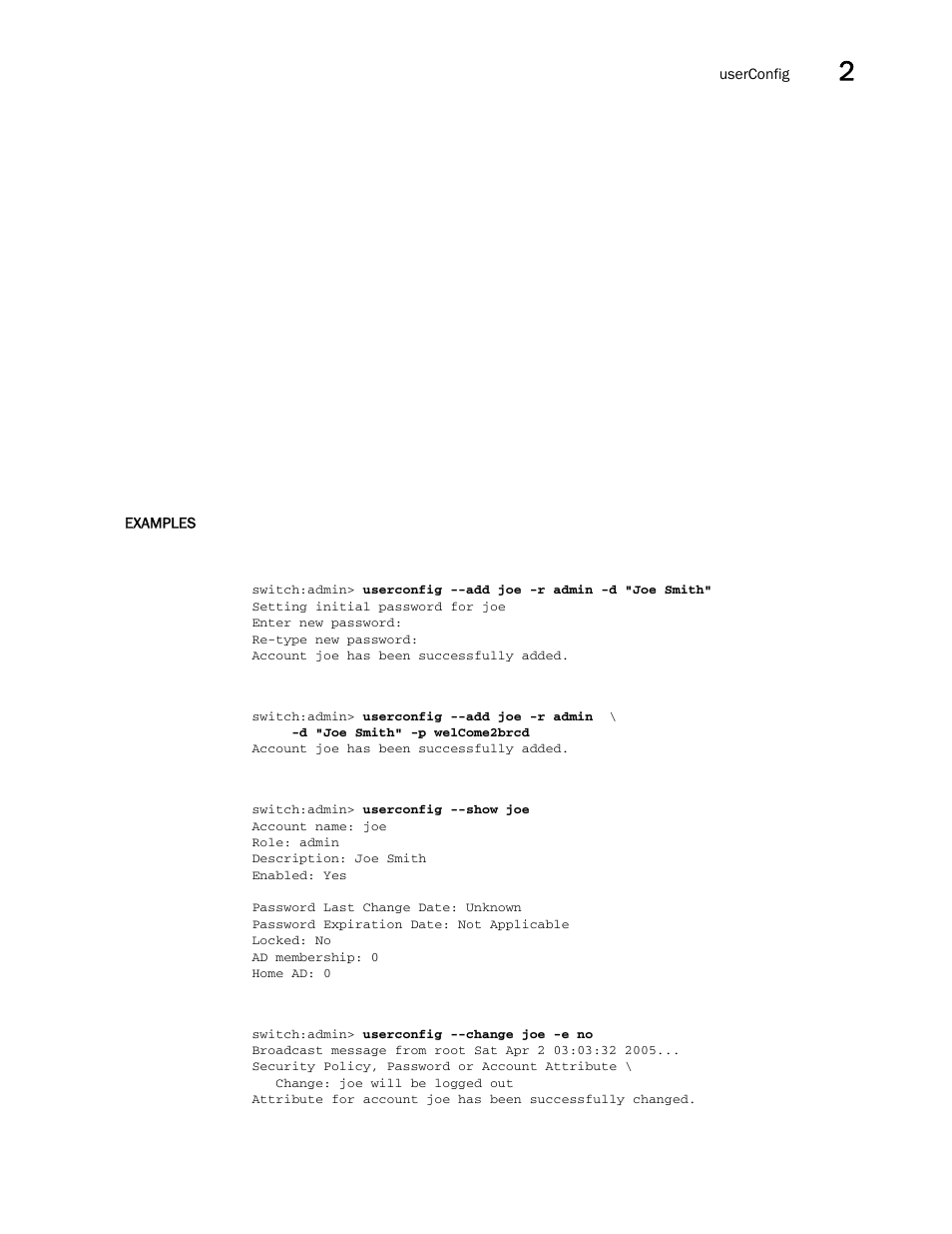 Brocade Fabric OS Command Reference (Supporting Fabric OS v7.3.0) User Manual | Page 1221 / 1274