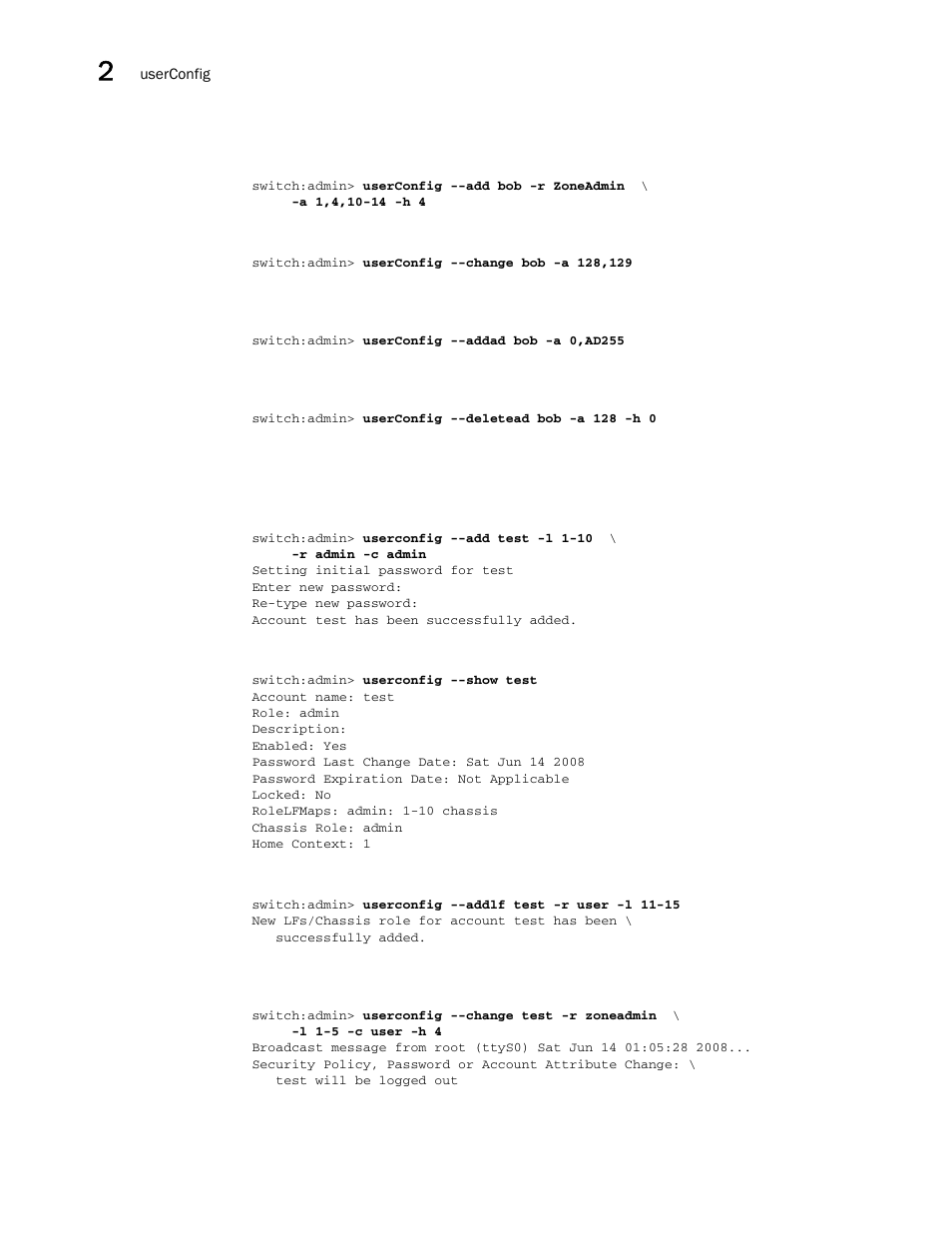 Brocade Fabric OS Command Reference (Supporting Fabric OS v7.3.0) User Manual | Page 1222 / 1274