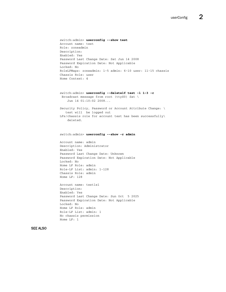 Brocade Fabric OS Command Reference (Supporting Fabric OS v7.3.0) User Manual | Page 1223 / 1274