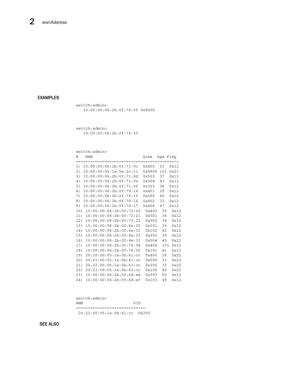 Brocade Fabric OS Command Reference (Supporting Fabric OS v7.3.0) User Manual | Page 1228 / 1274