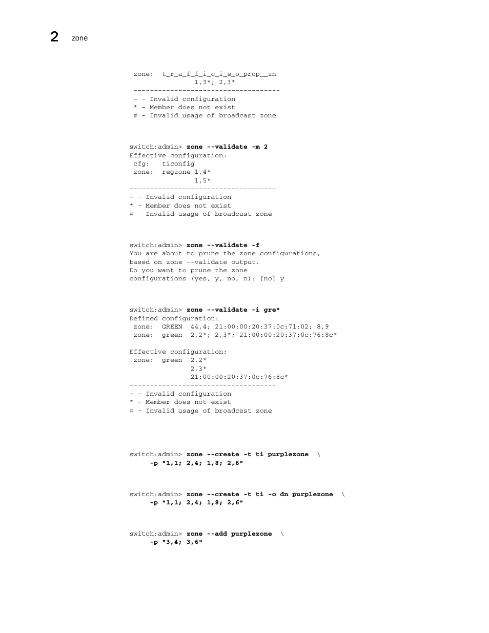 Brocade Fabric OS Command Reference (Supporting Fabric OS v7.3.0) User Manual | Page 1236 / 1274