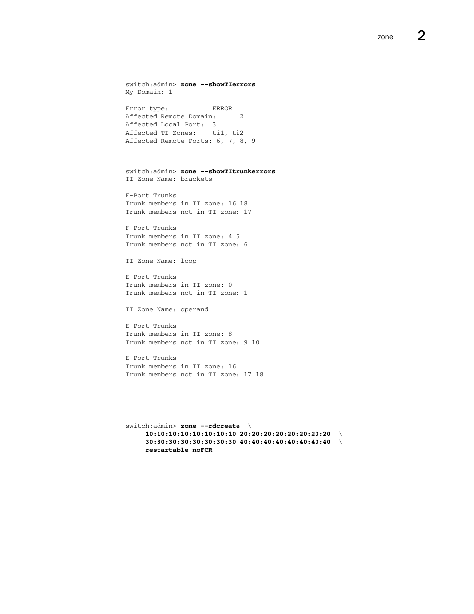 Brocade Fabric OS Command Reference (Supporting Fabric OS v7.3.0) User Manual | Page 1239 / 1274
