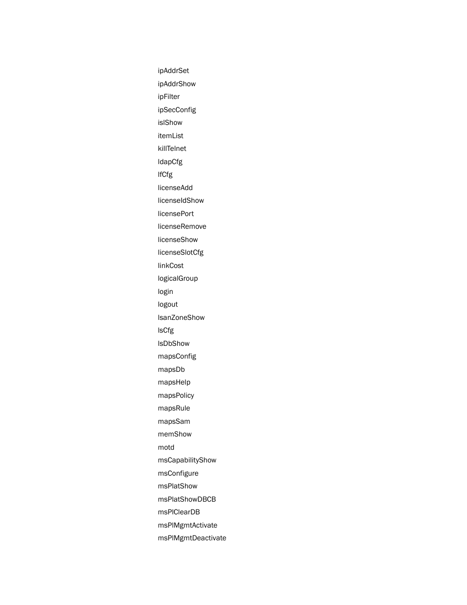 Brocade Fabric OS Command Reference (Supporting Fabric OS v7.3.0) User Manual | Page 13 / 1274