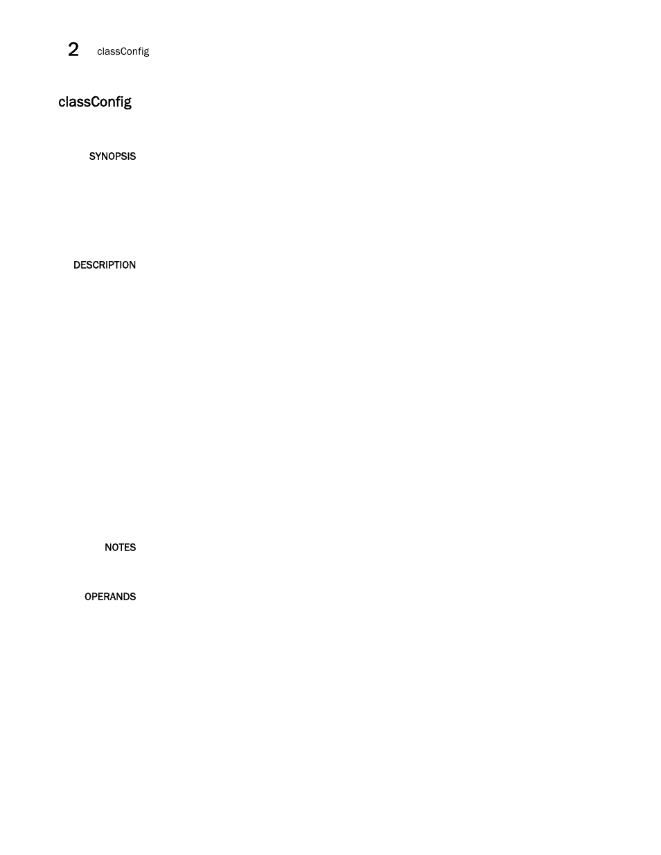 Classconfig | Brocade Fabric OS Command Reference (Supporting Fabric OS v7.3.0) User Manual | Page 160 / 1274