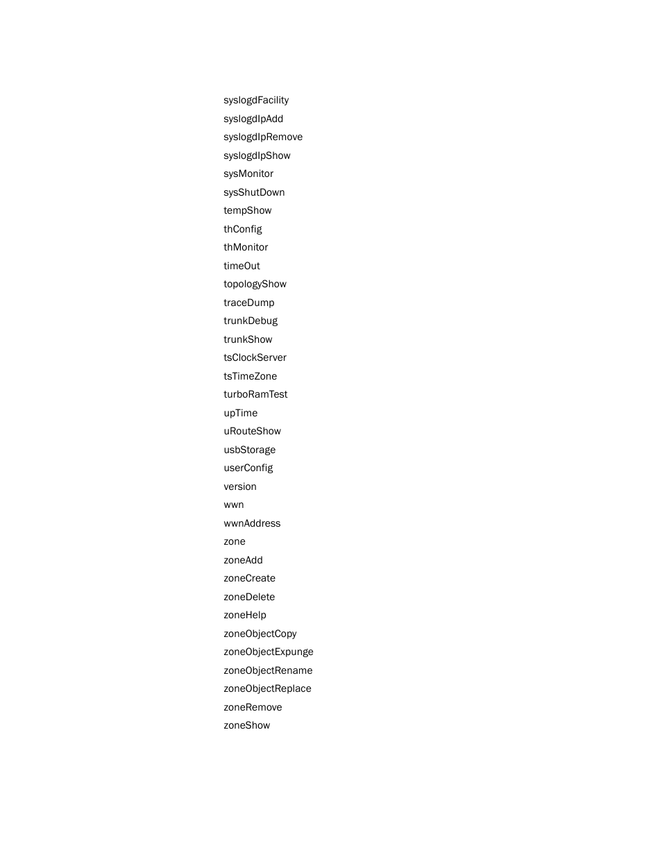 Brocade Fabric OS Command Reference (Supporting Fabric OS v7.3.0) User Manual | Page 19 / 1274