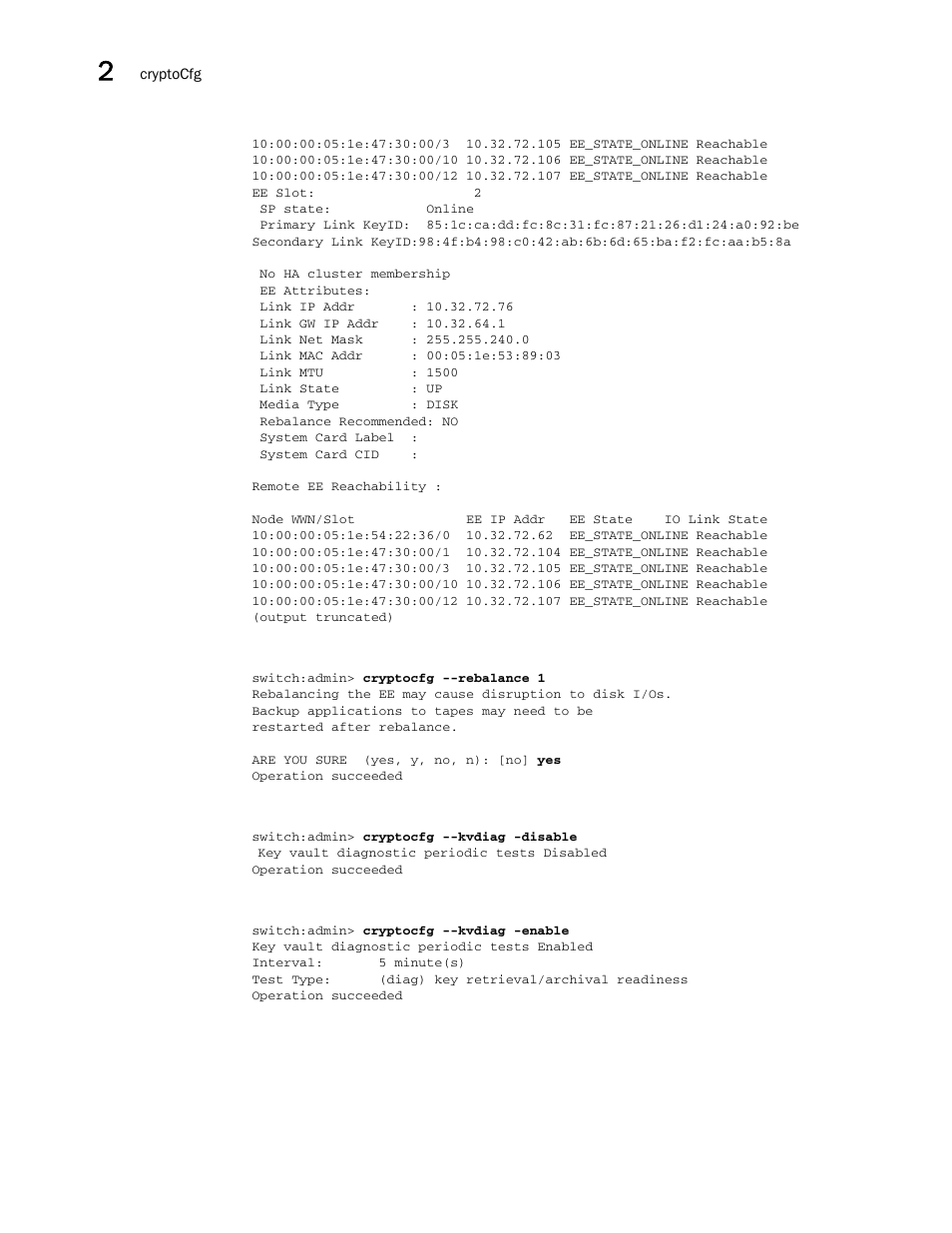 Brocade Fabric OS Command Reference (Supporting Fabric OS v7.3.0) User Manual | Page 214 / 1274