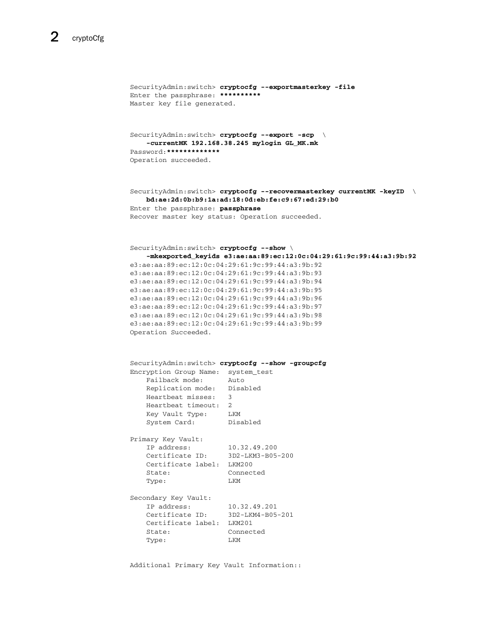 Brocade Fabric OS Command Reference (Supporting Fabric OS v7.3.0) User Manual | Page 226 / 1274