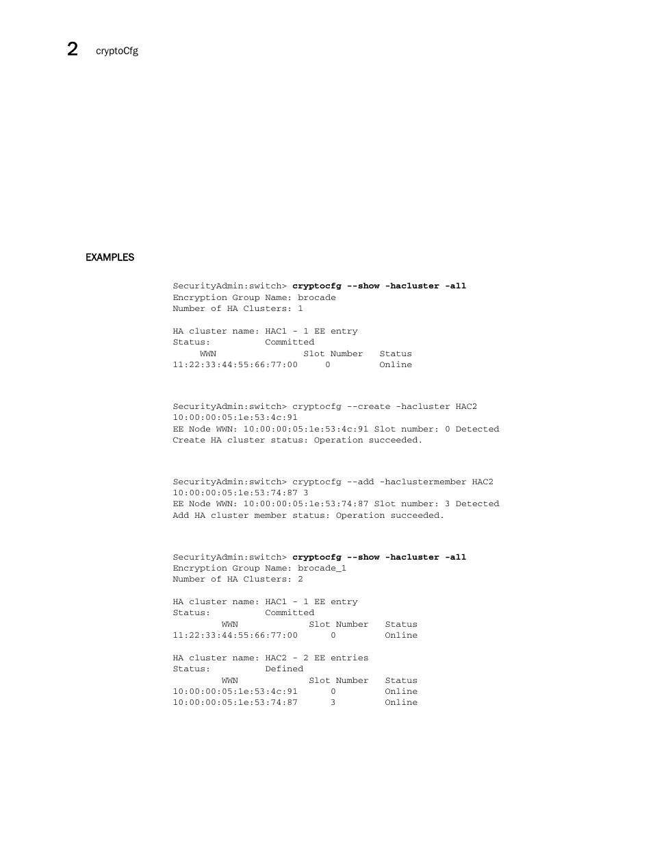 Brocade Fabric OS Command Reference (Supporting Fabric OS v7.3.0) User Manual | Page 232 / 1274