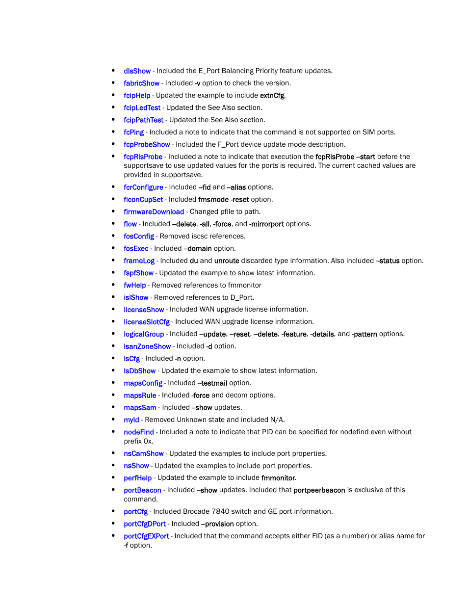 Brocade Fabric OS Command Reference (Supporting Fabric OS v7.3.0) User Manual | Page 24 / 1274